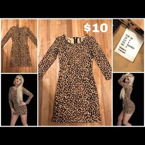 Cheetah Print Dress